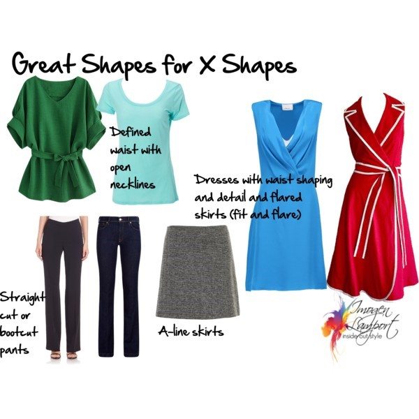 Body Shapes Explained X Shape - what to wear