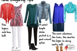 How to layer cardigans and jackets over tunics