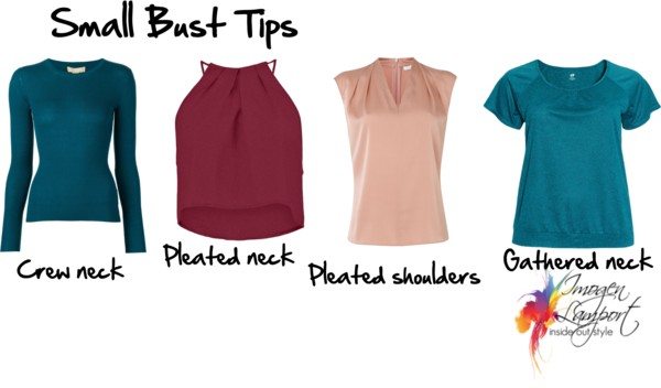 Small bust tips neckline