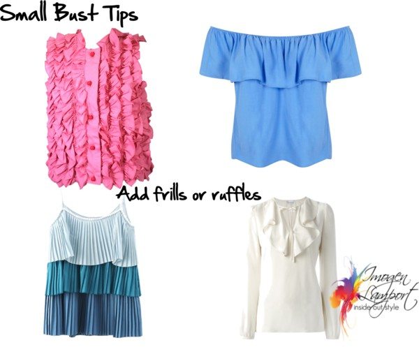 small bust tips ruffles