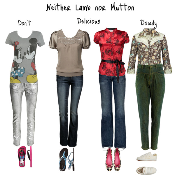how to choose jeans that are neither mutton nor lamb aka too young or old and frumpy
