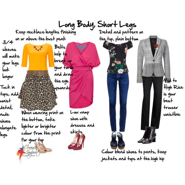 How to dress the longer body with shorter legs proportioned body