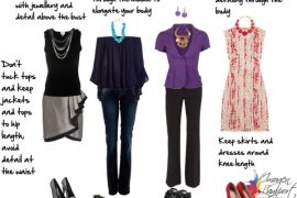 How to dress body proportions - balanced with a shorter mid-body