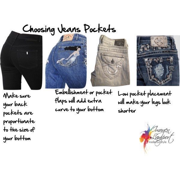 Denim Back Pockets 