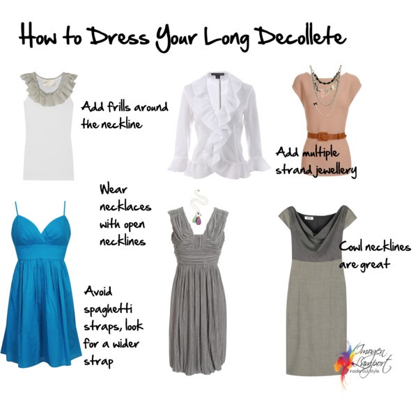 How to dress your long decollete