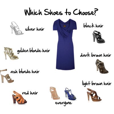 What colour shoes hotsell go with black dress