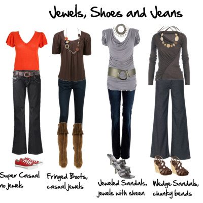 Jewels, Shoes and Jeans