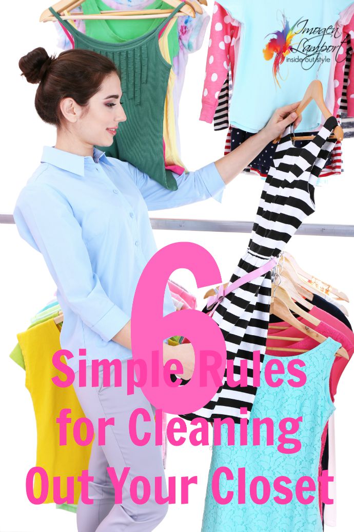 6 Simple rules for cleaning out your closet from Inside Out Style Blog