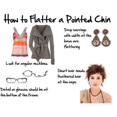 How To Flatter A Pointed Chin Inside Out Style