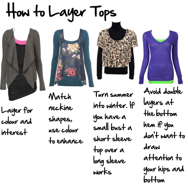 How to layer tops - tips from a professional personal stylist #layeringtips
