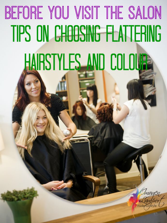 Tips on choosing flattering hairstyles and colours