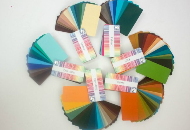 relaxed colours in a colour swatch Understanding how your personality influences your colour choices - the Relaxed or Natural personality style