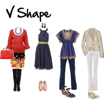 V Body Shape (Broad shoulders) – 7 Body shapes