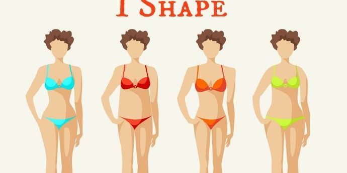Real life body shapes - I shape - how to dress and flatter it
