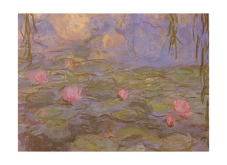 This Monet is muted and has a low saturation of colour