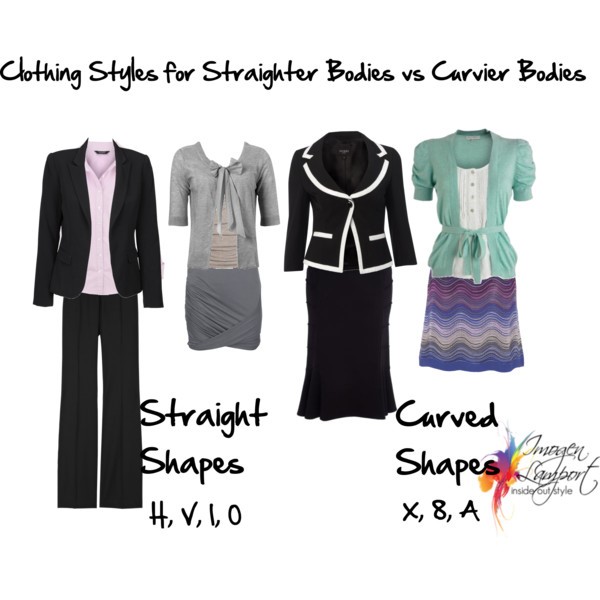 Which suits your body shape - curvy clothes or straighter shapes?
