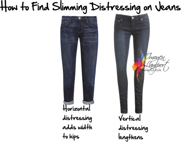 vertical stripes slimming effect