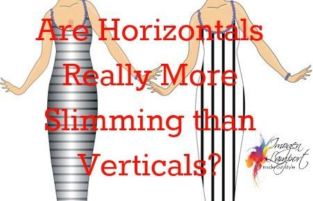 Which are really more slimming horizontal lines or vertical lines