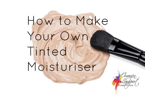 how to make your own tinted moisturiser