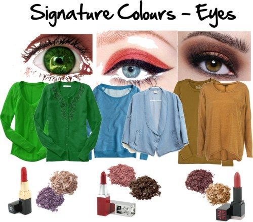 signature colours eyes