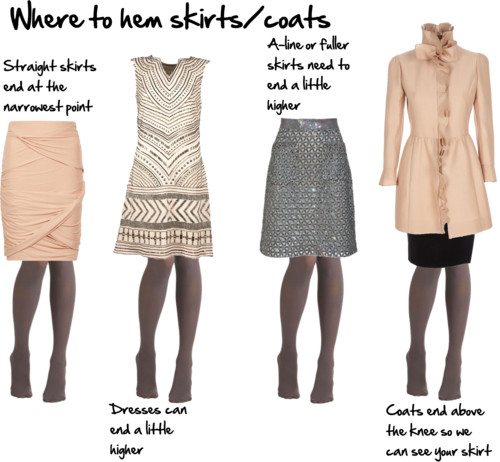 Where to End Your Skirts