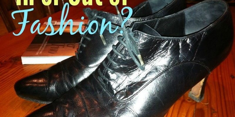 in or out of fashion How do you know if something is in or out of fashion?