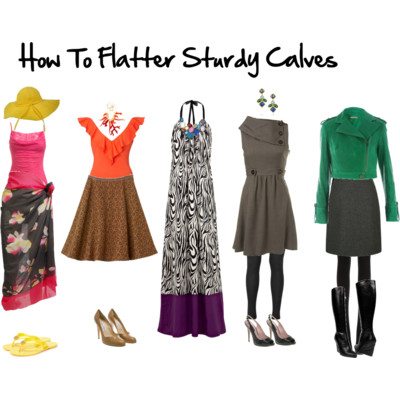 How to flatter sturdy calves