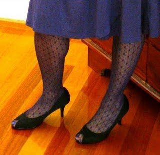 Nylons with clearance peep toe shoes