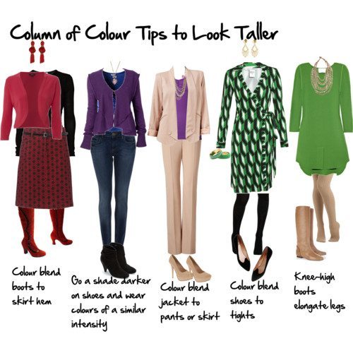 How to Look Taller Using a Column of Colour — Inside Out Style