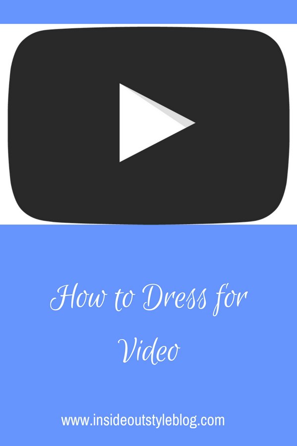 how to dress for video - what to wear - colours to choose, patterns that do and don't work on screen.