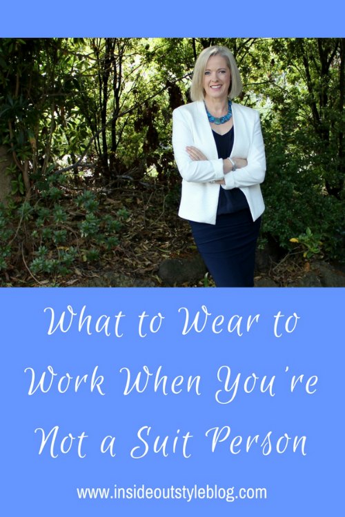 What to wear to the office when you don't like wearing suits but the dress code is more formal