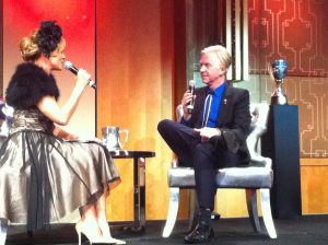 Philip Treacy with Sonia Kruger Crown Oaks Lunch 2011