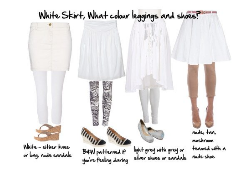 7 rules to know: How to wear white leggings?