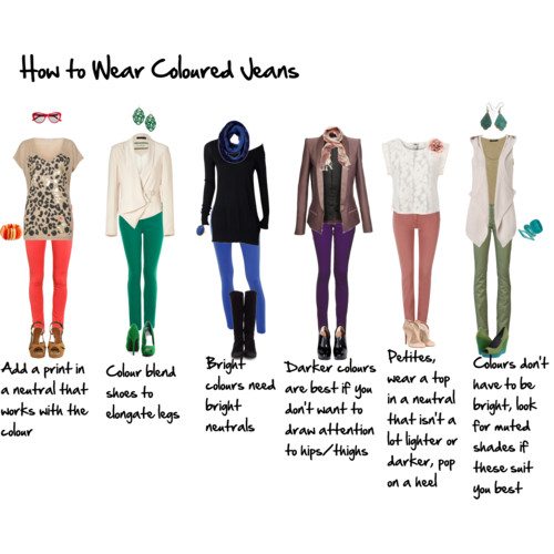 How to Wear the Brightly Colored Jeans Trend