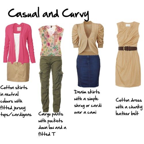 casual wear for curvy body