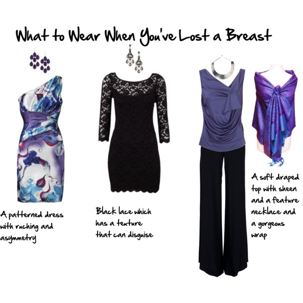 What to wear when you've lost a breast after a mastectomy - formal wear