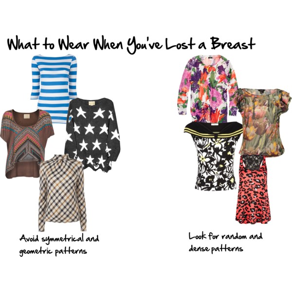 What to wear when you've lost a breast after a mastectomy - which are the best prints?