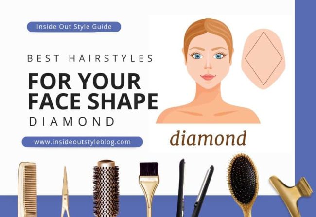 Best Hairstyles for Your Face Shape Featured Image Diamond