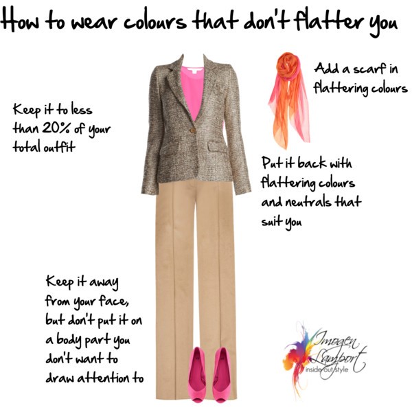 how to wear unflattering colours that don't make you look great