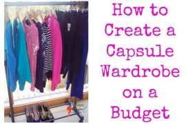 how to create a capsule wardrobe on a budget