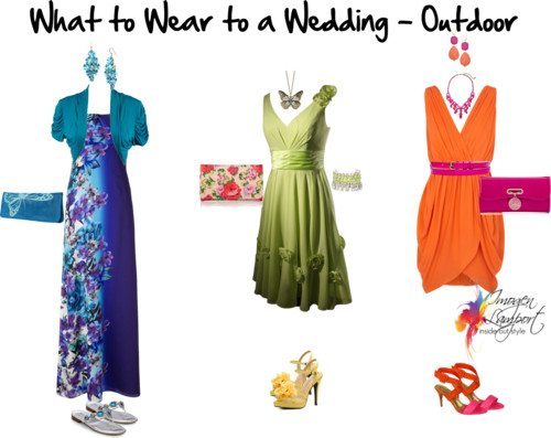 What to wear to a wedding - outdoor