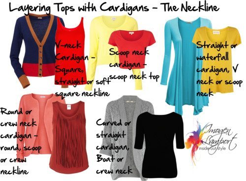 round neck cardigans