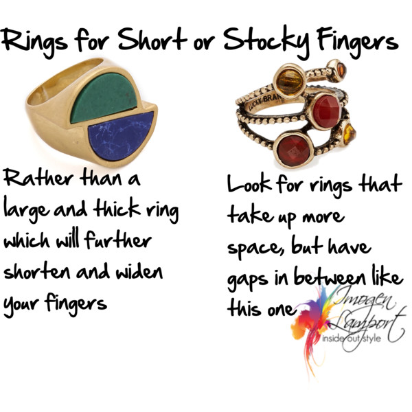 R is for Rings - Imogen Lamport's A-Z of Style - how to flatter stocky fingers