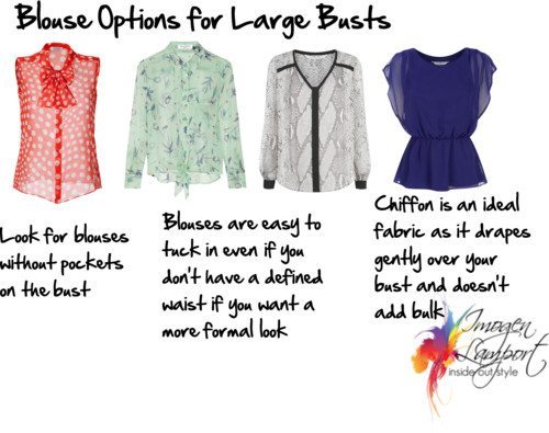 Blouse options for large busts