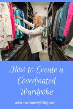 How to Create a Coordinated Wardrobe | With images to inspire