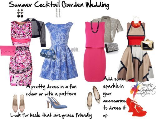 Summer cocktail garden wedding