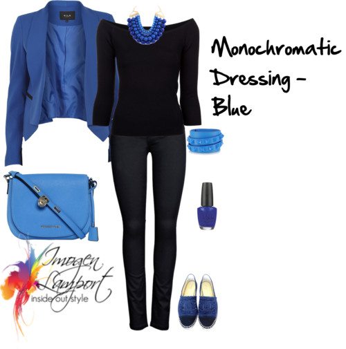 monochromatic color scheme clothing