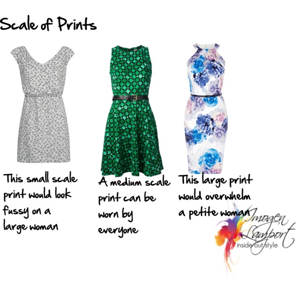 How to choose the scale of prints to flatter your features