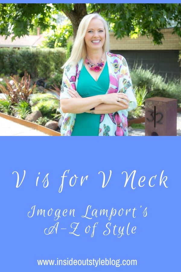 V is for V neck - how to choose the most flattering v neckline for your face and body shapes