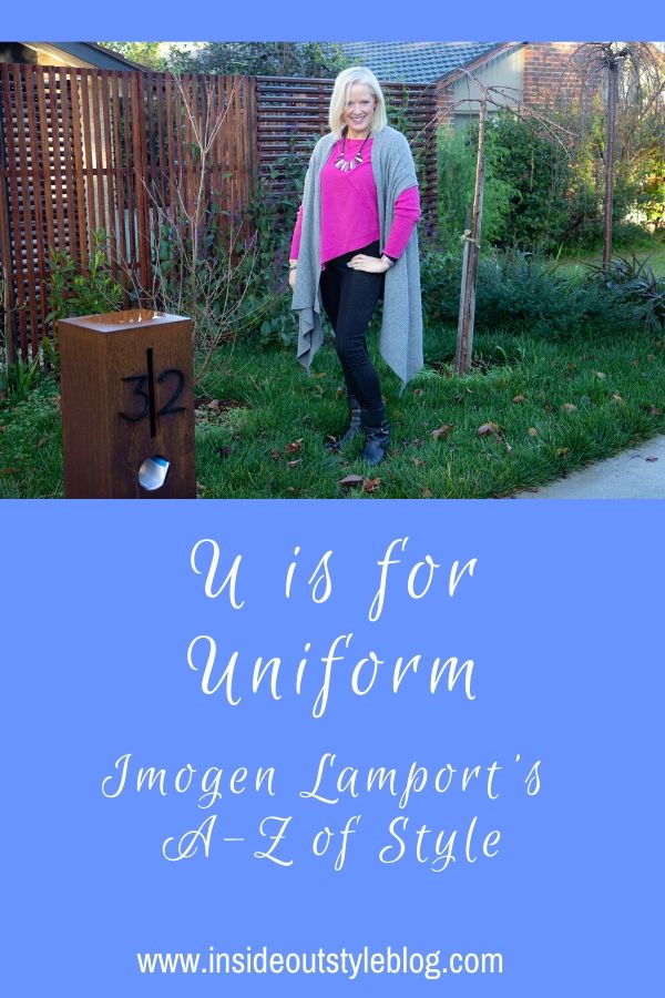 U is for Uniform - creating and defining your own personal style uniform